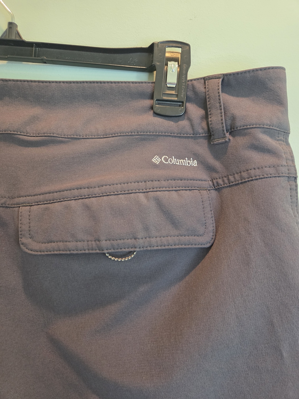 Columbia Saturday Trail II Women's 16 Cargo Capri Pants Dark Gray Omni-Shield - Picture 6 of 10